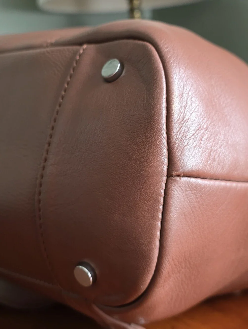 Lily Jade Madeline Leather Convertible Backpack Tote Brown Crossbody Diaper Bag